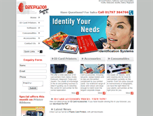 Tablet Screenshot of identificationsystems.co.uk